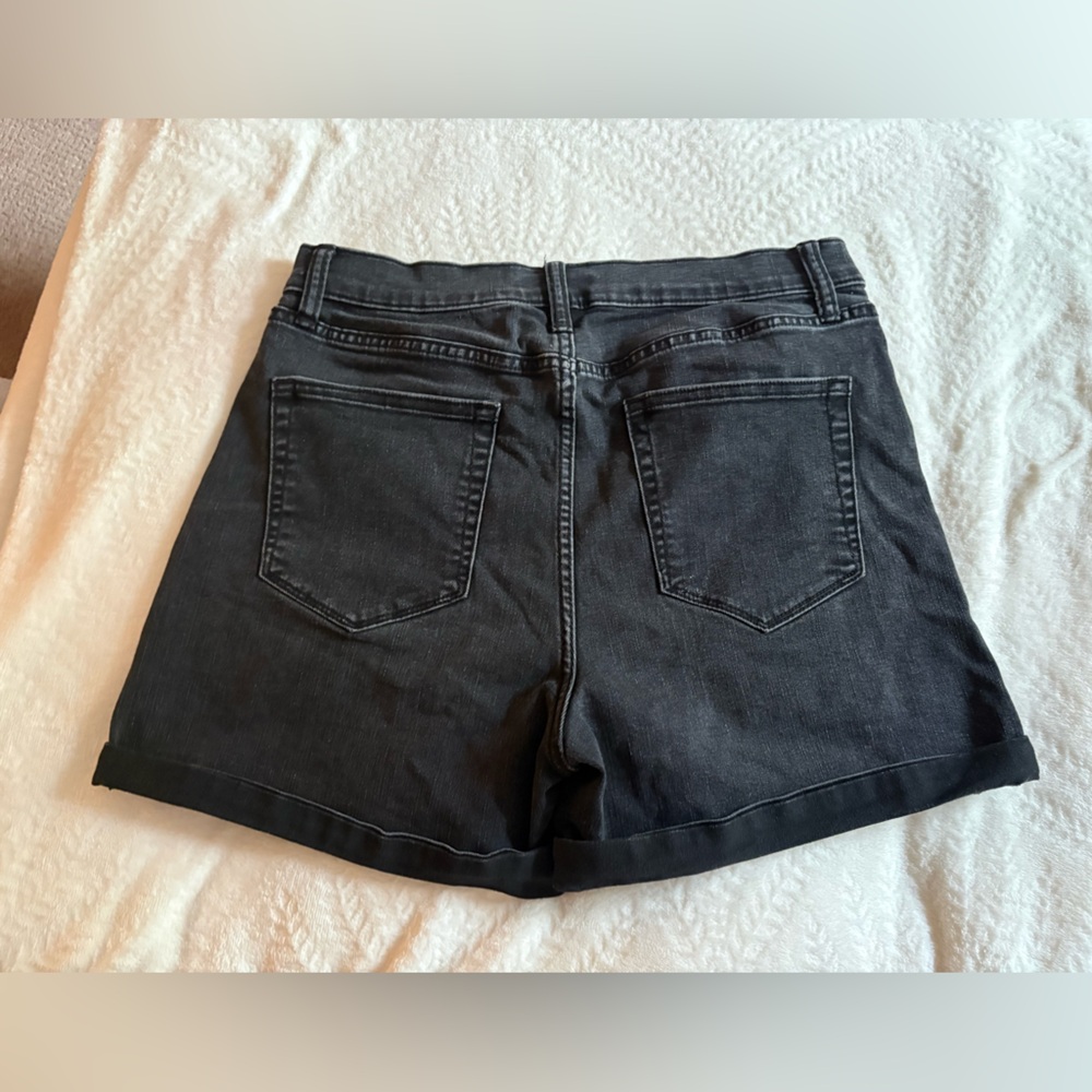 Banana Republic Women Button Fly Cotton Blend Black Size 29/8 High Rise - Picture 4 of 4